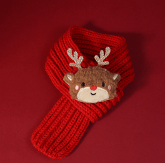 Christmas Pet Scarf in Four Festive Designs – For Cats & Small Dogs-PETROOM