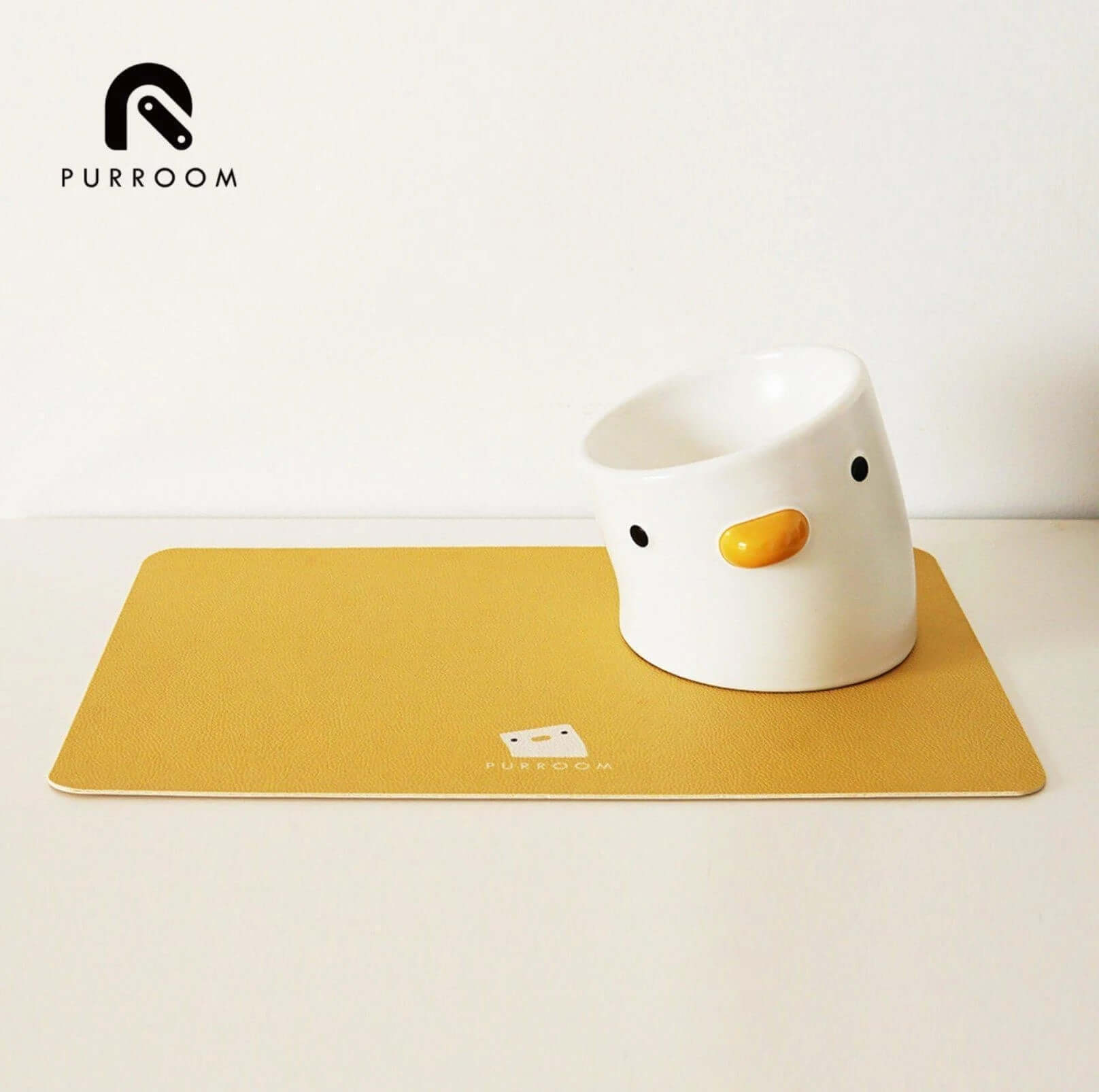PURROOM Little Chicken Series - Anti-Slip Pet Food Mat-Petroom