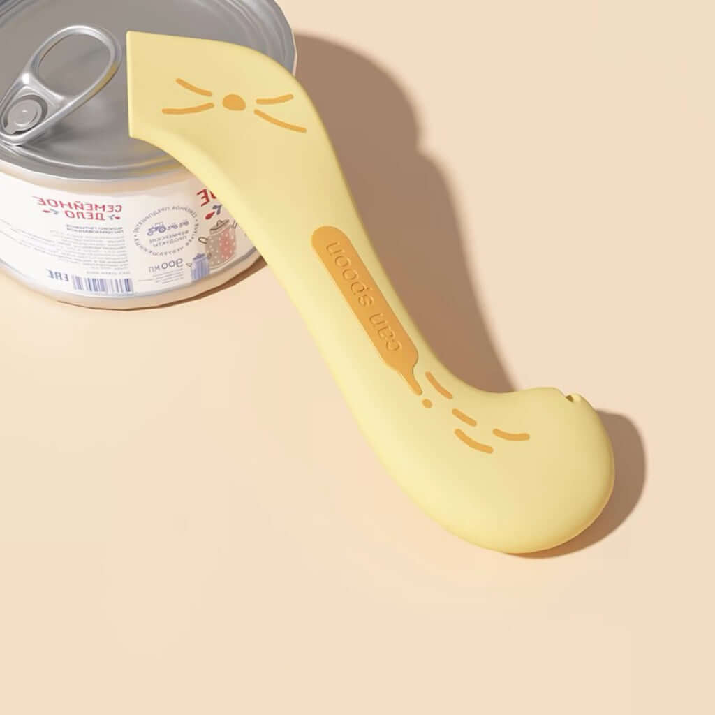 Pet Food Can Lids And One Can Spoon-Petroom
