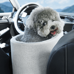 Petroom Car Dog Bed Pet Travel Carrier With Safety Strap-Petroom