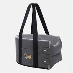 Petroom Car Dog Bed Pet Travel Carrier With Safety Strap-Petroom