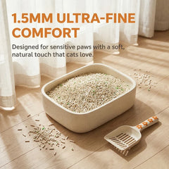 Petshy Tofu Cat Litter Low Dust and Flushable 2.5KG/6L