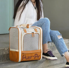 Purrpy Elegant Pet Backpack-Petroom