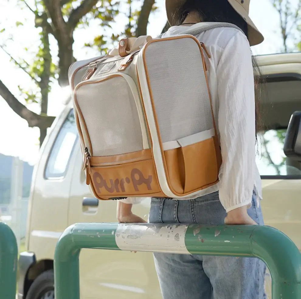 Purrpy Elegant Pet Backpack-Petroom