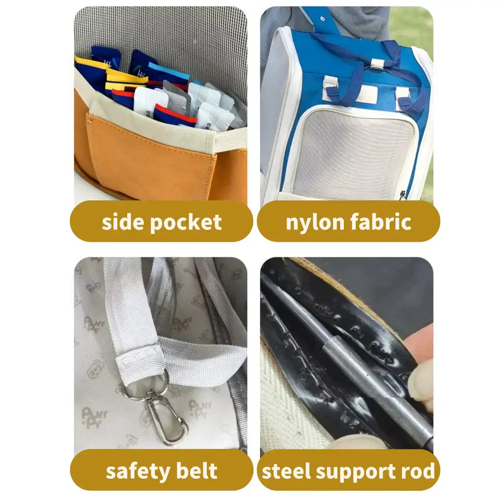 Purrpy Elegant Pet Backpack-Petroom