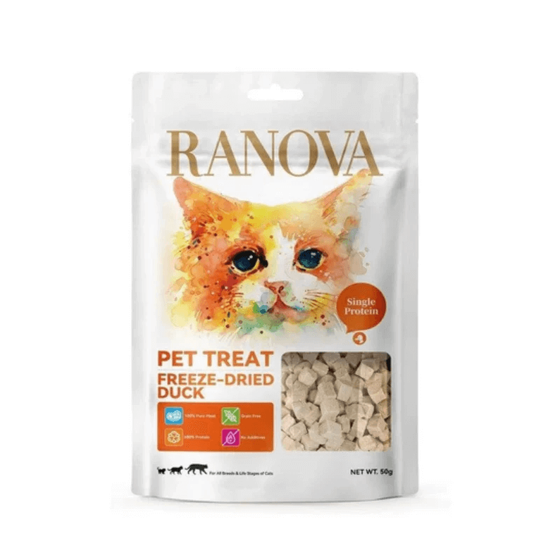 RANOVA Freeze Dried Duck For Cat 50g-PETROOM