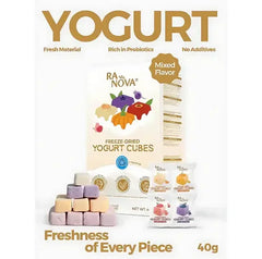RANOVA Freeze-dried Yogurt Cubes For Dogs & Cats x 40 Pieces Mixed Flavor-PETROOM