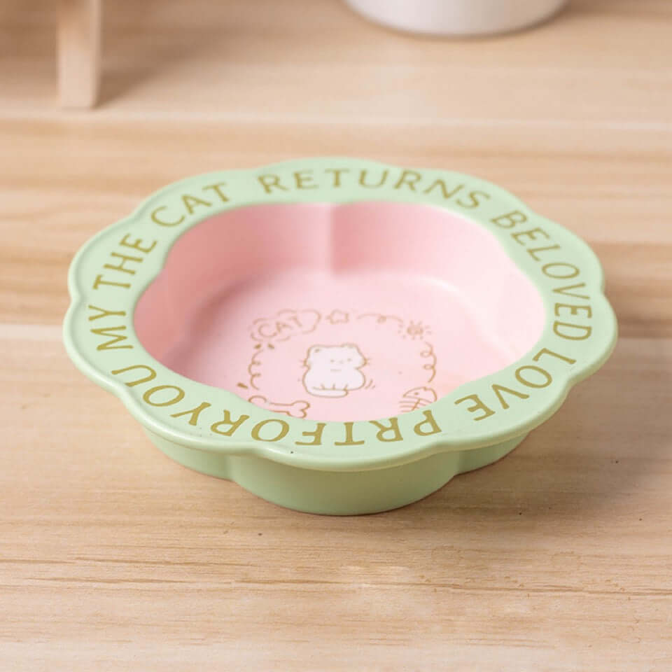 Scallop Ceramic Pet Bowl Durable & easy-to-clean-Petroom