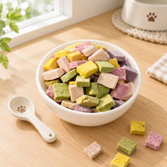PawDry Freeze-Dried Chicken & Fruit Vegetable Cubes 100g for Cats and Dogs