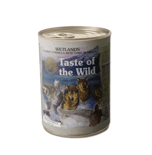 Taste Of The Wild Wetlands Wth Fowl In Gravy Dog Can 390g x 12-Petroom