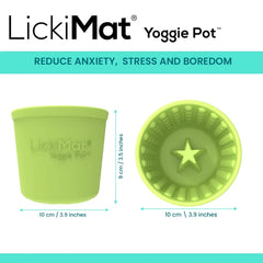 LickiMat Yoggie Pot Slow Feeder Bowl for Dogs