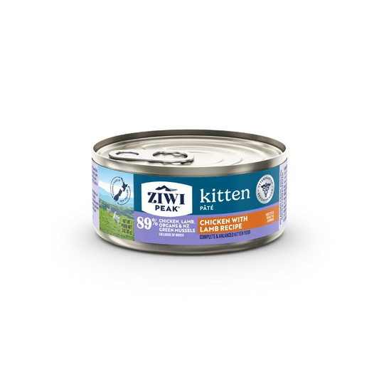 Ziwi Peak Chicken with Lamb Recipe Kitten Wet Cat Food Cans 85g x24