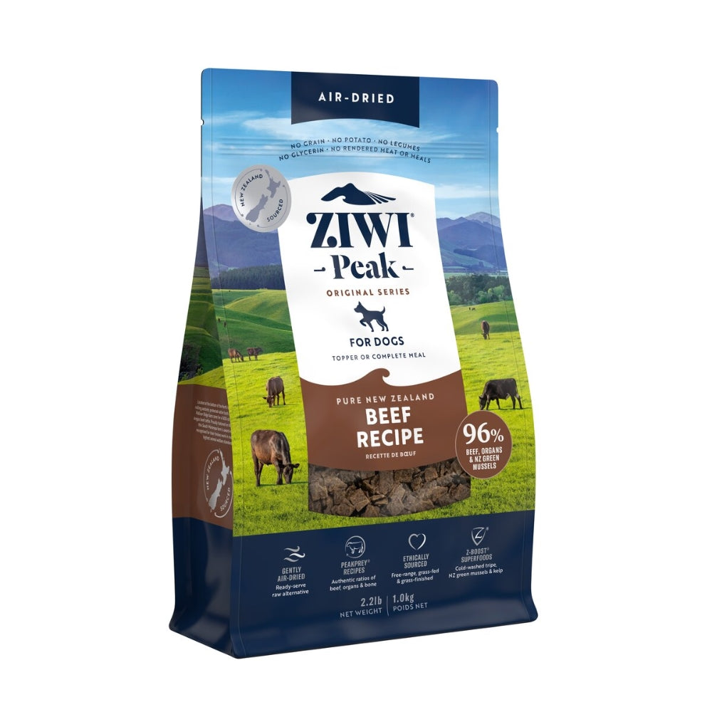 Ziwi Peak Air Dried Beef Recipe Dry Dog Food-PETROOM