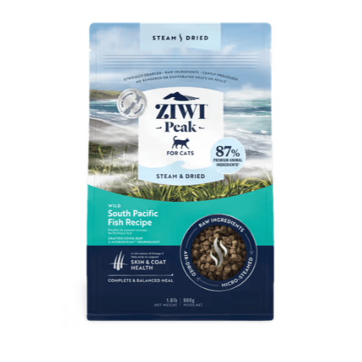ZIWI Peak Steam And Dried Wild South Pacific Fish Dry Cat Food 800g-Petroom