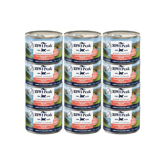 Ziwi Peak Salmon & Chicken Wet Cat Food – Multipack