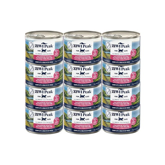 Ziwi Peak Salmon & South Pacific Wet Cat Food - Multipack