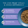 Ziwi Peak Steam Dried Chicken Southern Blue Whiting Kitten Dry Food