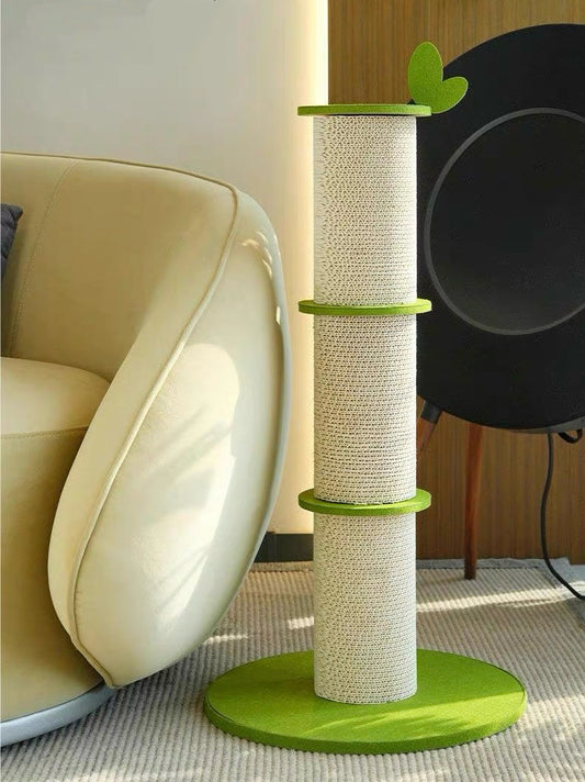 Bamboo Corrugated Cardboard Cat Scratching Post