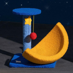 Galaxy Space Capsule Cat Tree with Scratching Posts