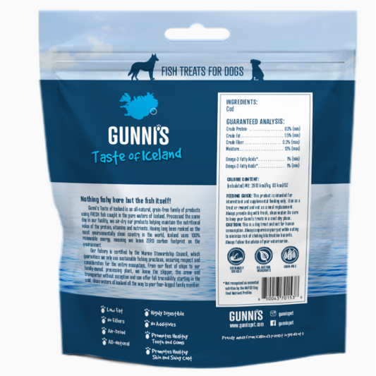 GUNNI'S Cod Baby Bites Dog Treats 71g