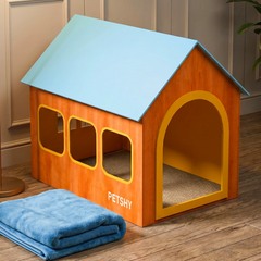 Corrugated Cardboard Cat House Scratcher