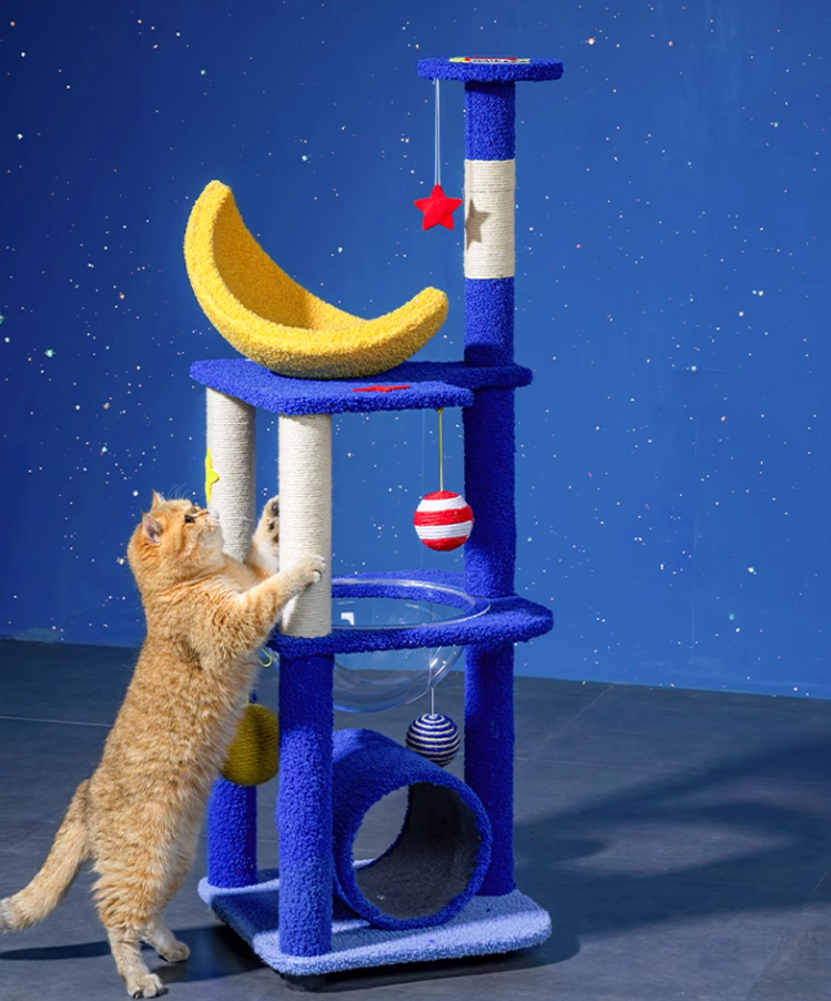 Petroom Galaxy Time Tunnel Cat Tree