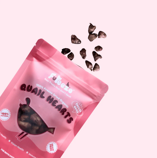 Fureeze Freeze Dried Quail Hearts 40g