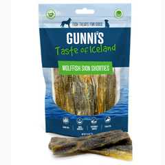 GUNNI'S Wolffish Skin Shorties Dog Treats 71g