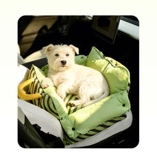 Dopamine-Styled Dog Travel Car Seat - Vibrant Macaron Safety Sofa for Dogs & Cats