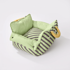 Dopamine-Styled Dog Travel Car Seat - Vibrant Macaron Safety Sofa for Dogs & Cats