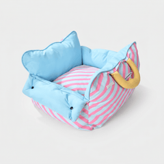 Dopamine-Styled Dog Travel Car Seat - Vibrant Macaron Safety Sofa for Dogs & Cats
