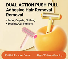 AIWO Static Pet Hair Remover Brush for effective adhesive hair removal from sofas, carpets, and car interiors.