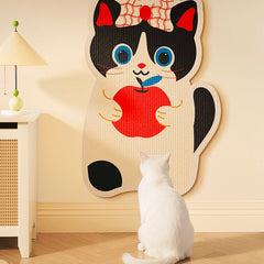 Aesthetic Wall-Mount Cat Scratch Pad Wall Protector