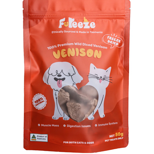 FUREEZE Freeze Dried Venison 50g