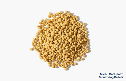 Michu Cat Health Monitoring Pellets - Colour Changing Indicators For Home Urine Testing