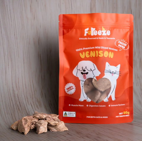 FUREEZE Freeze Dried Venison 50g