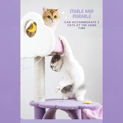 Fantasy Series Cat Climbing Frame — Dreamland 165cm Starry Sky Design
