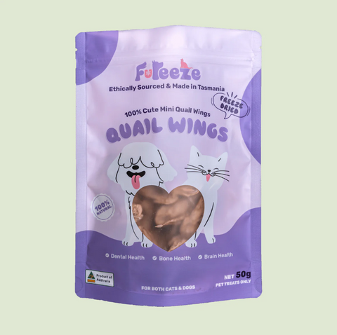 FUREEZE Freeze Dried Quail Wings 50g