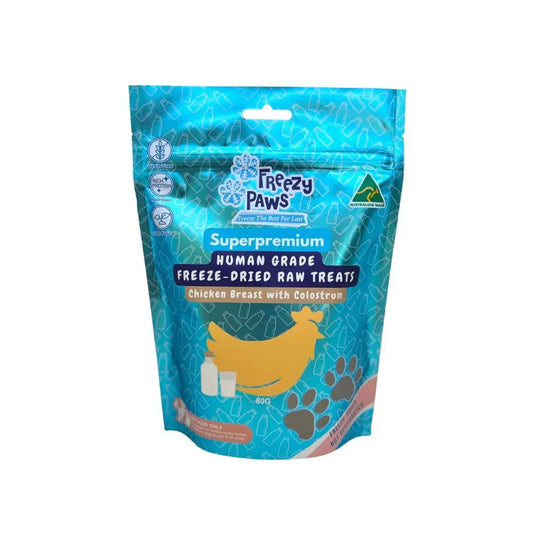 Freezy Paws Freeze Dried Cat Treats Chicken Breast with Colostrum 80g
