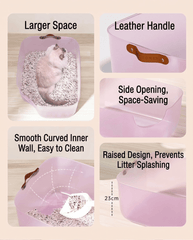 JellyGiant Large Pudding Open Cat Litter Trays