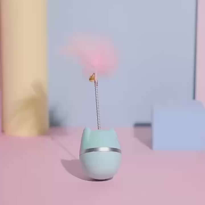 Cat Toy with Bell Feather – Interactive Cat Stick for Cats