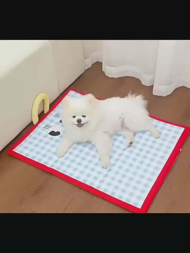 Portable Cartoon Pet Cooling Mat Waterproof & Foldable Cooling Pad