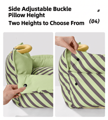 Dopamine-Styled Dog Travel Car Seat - Vibrant Macaron Safety Sofa for Dogs & Cats