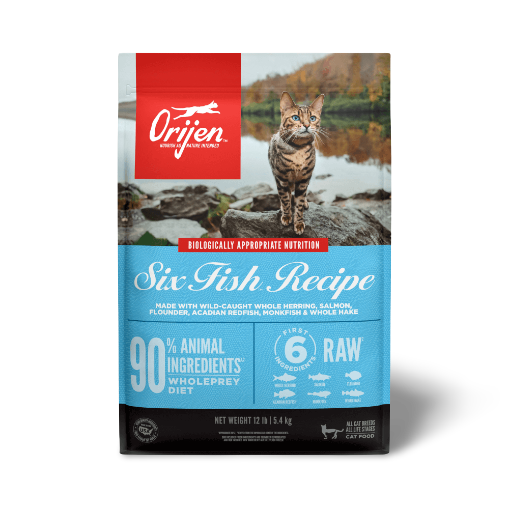 Orijen Six Fish Dry Cat Food 5.45kg