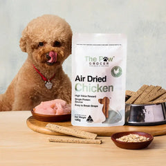 THE PAW GROCER Air-Dried Chicken Dog Training Straps 100g