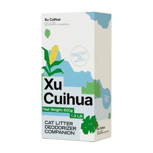 Xu Cuihua cat litter deodorizer companion, 600g box with plant-based formula for fresh breathing